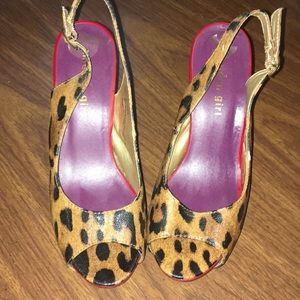 Madden girl cheetah heels